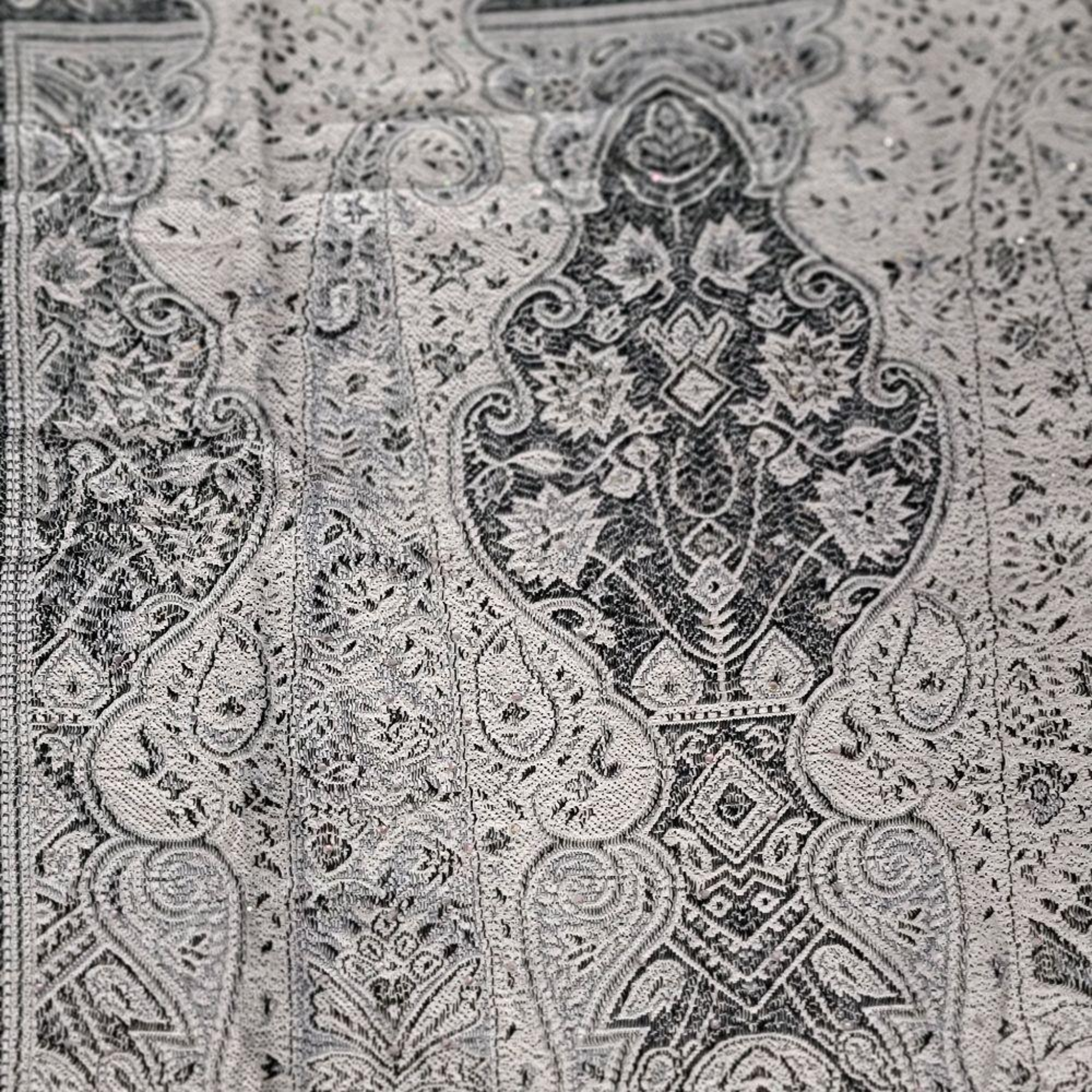 Pashmina Shawl with Stone Embellishments – Elegant Soft Wrap for Women