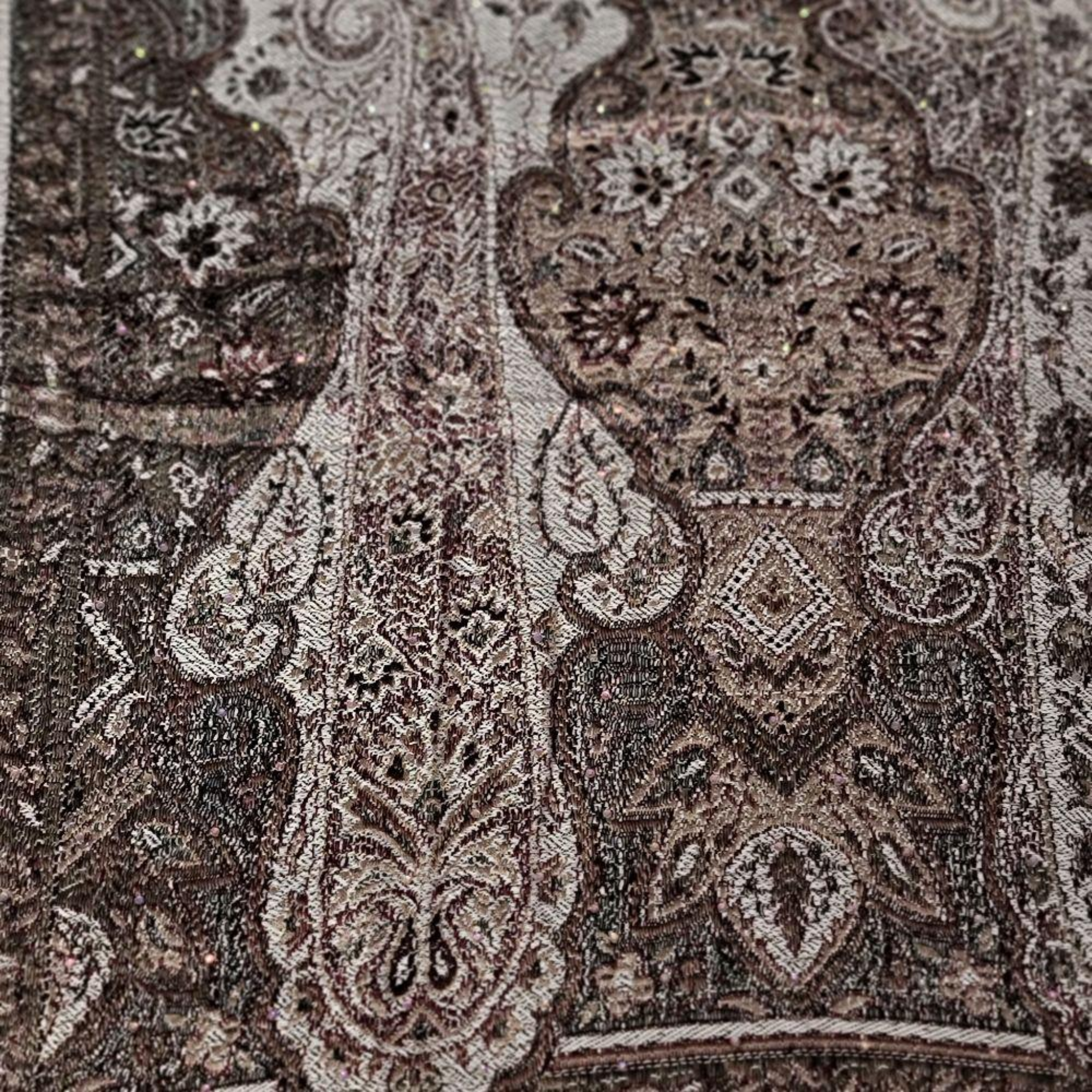 Pashmina Shawl with Stone Embellishments – Elegant Soft Wrap for Women
