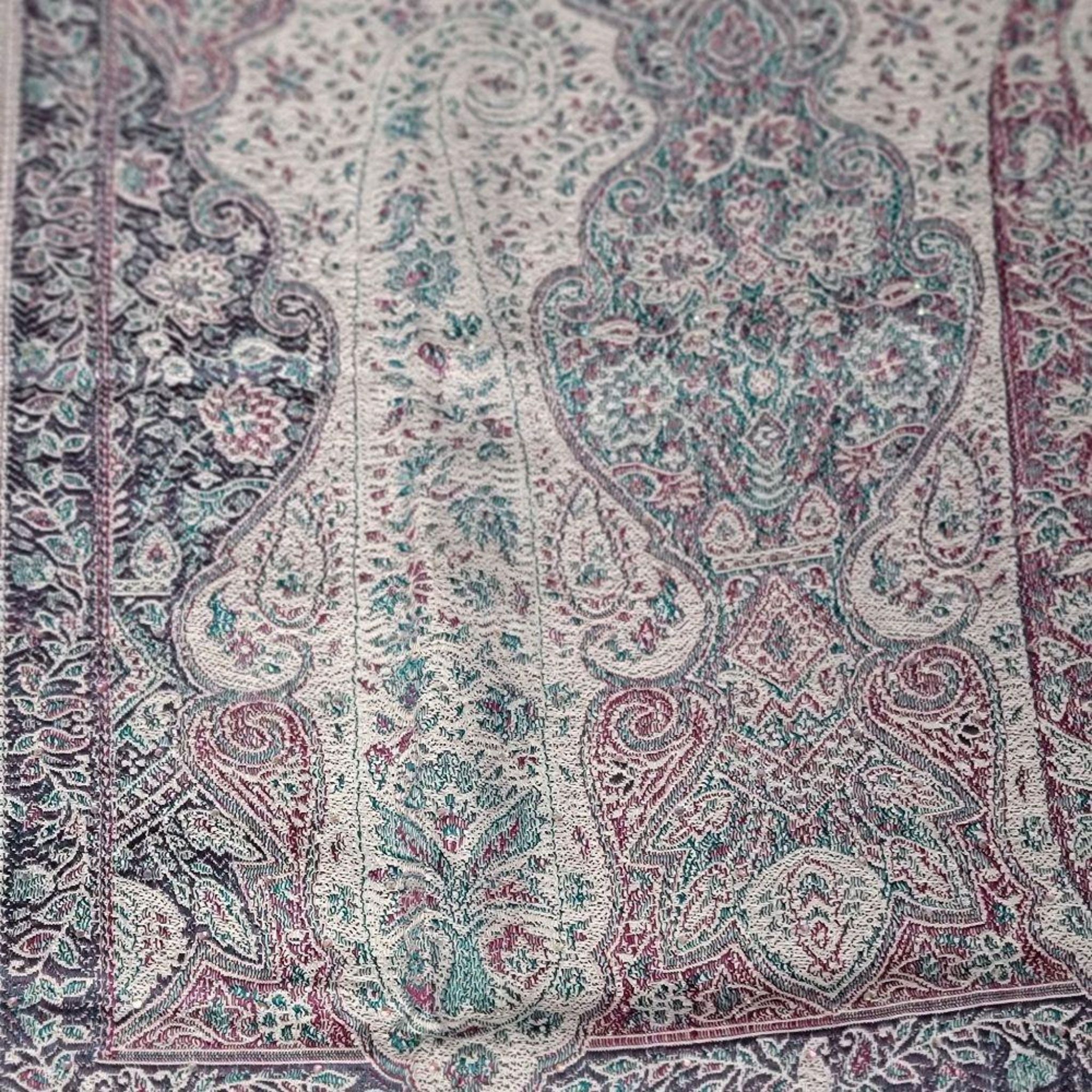 Pashmina Shawl with Stone Embellishments – Elegant Soft Wrap for Women