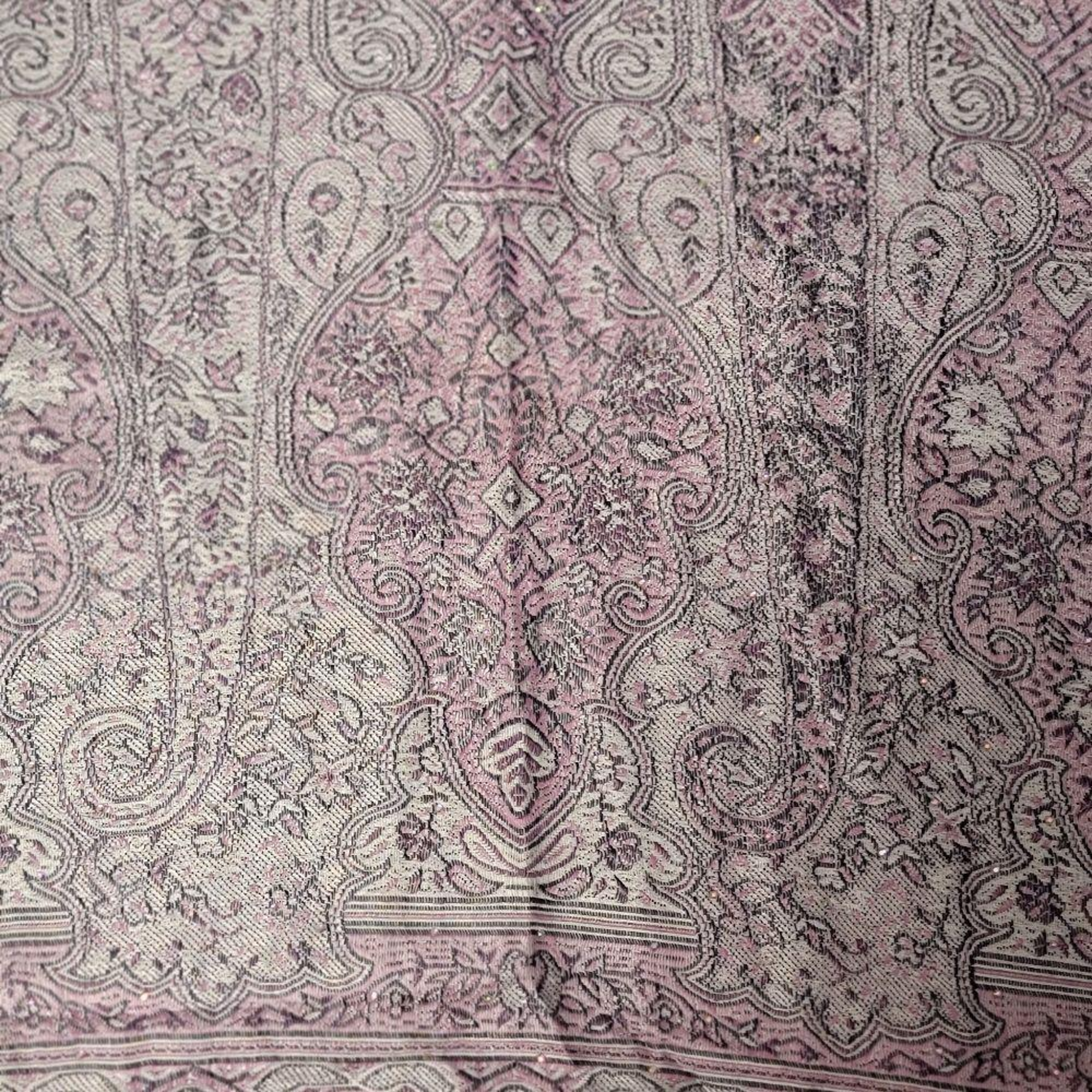 Pashmina Shawl with Stone Embellishments – Elegant Soft Wrap for Women