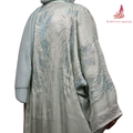 Yusrah 4 Piece Organza & Nida Abaya Set with Diamante Detailing