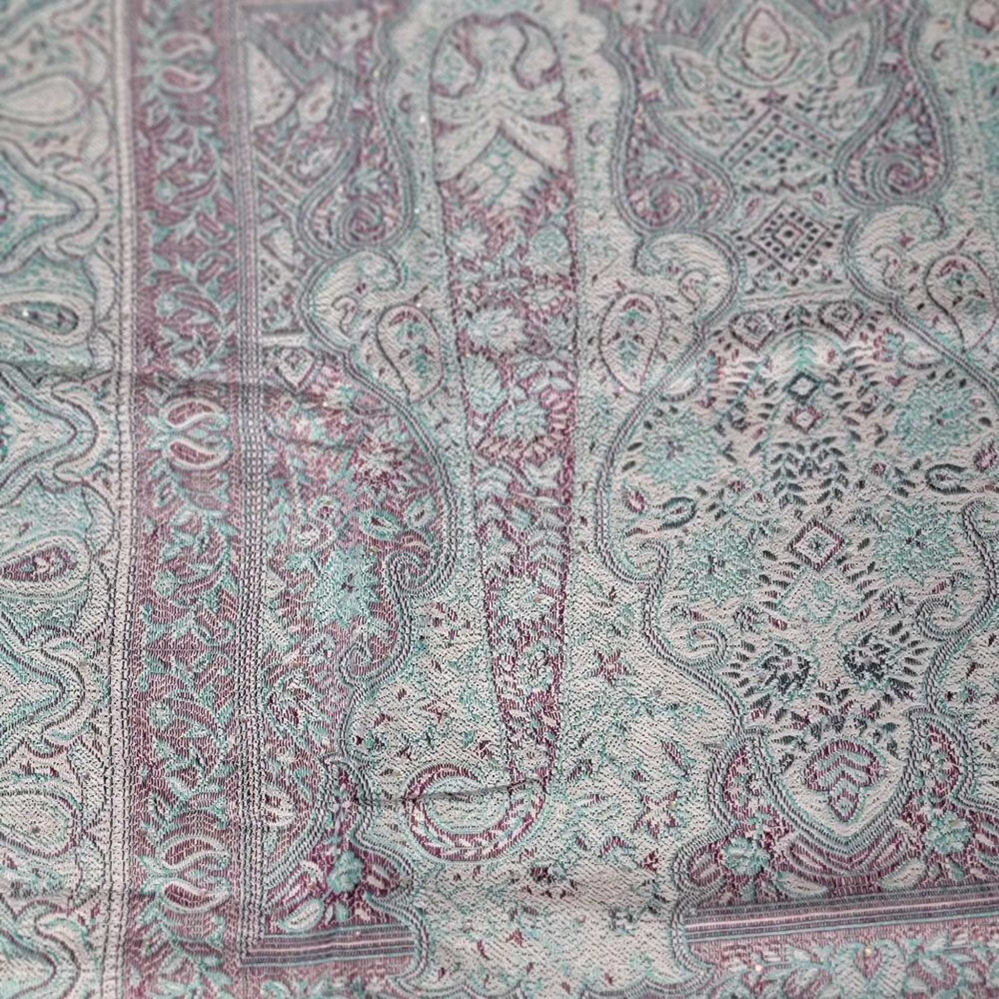 Pashmina Shawl with Stone Embellishments – Elegant Soft Wrap for Women